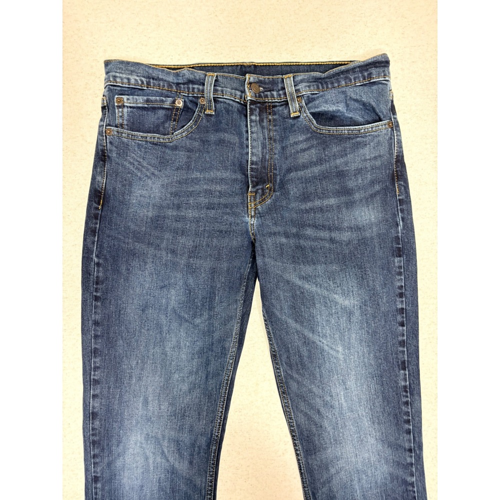 Levis 511 Slim Fit Jeans Mens 34x34 Blue Denim WaterLess 04511-1907 Medium Wash